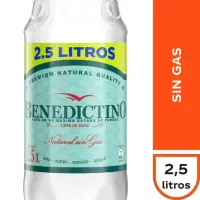 Benedictino • Agua sin gas 2,5L