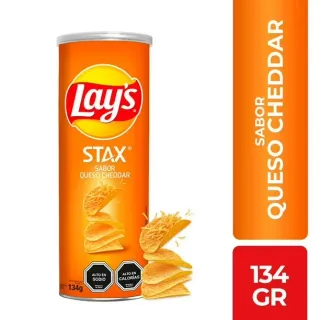 Lay's • Papas Stax Queso Cheddar 134g